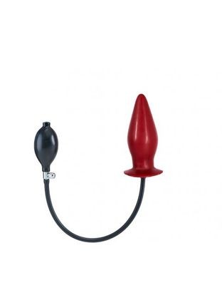 Inflatable Solid Butt Plug - Red XL