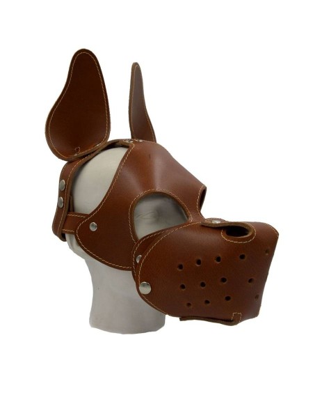 Mister B Shaggy Dog Hood Stitched - Brown