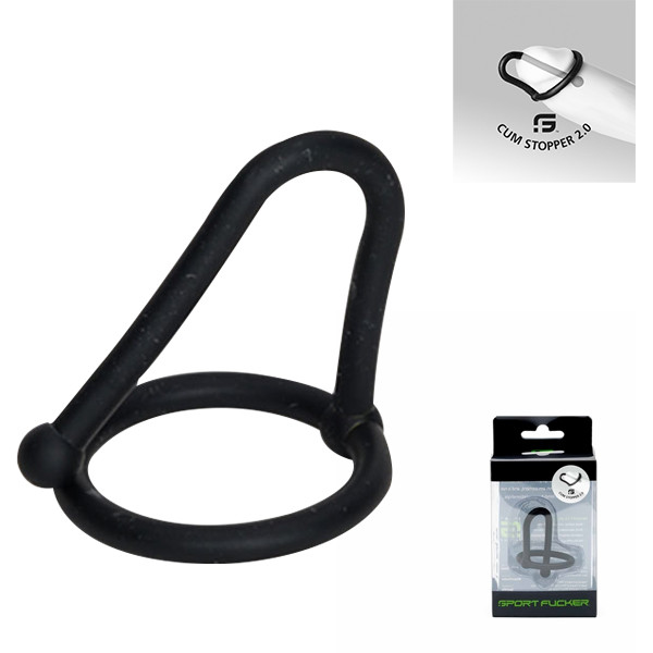 SPORTFUCKER Silicone Cum Stopper 2.0 - Black