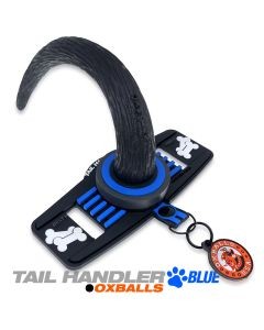 Oxballs TAIL HANDLER belt-strap show tail - Blue
