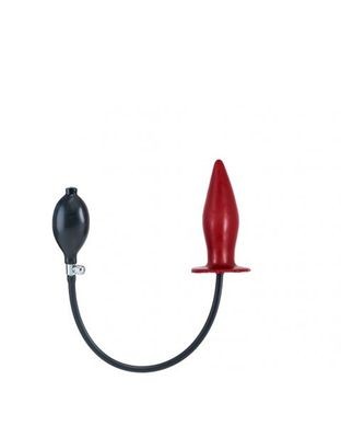 Inflatable Solid Butt Plug - Red L