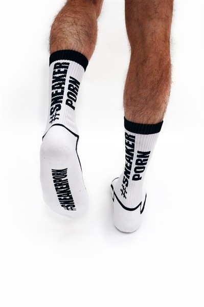 #Sneakerporn Socks White-Black