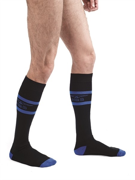 Mister B Code Blue Football Socks