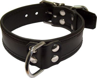 Mister B Leather Slave Collar D Rings