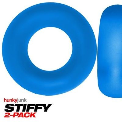 Oxballs STIFFY 2-pack Bulge Cockrings - Teal Ice