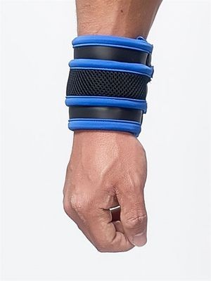 Mister B Neoprene Wrist Wallet Black Blue