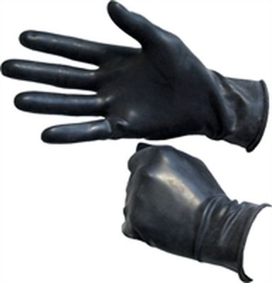 Mister B Premium Rubber Short Gloves - Red