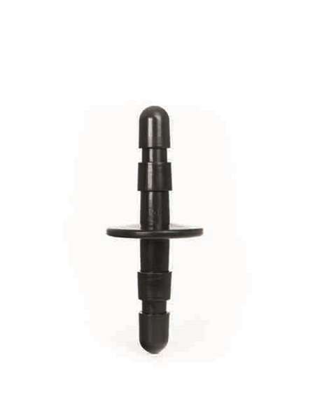 doppeldildo gay Kitsune tail butt plug deep red with black tip 25