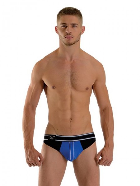 Mister B URBAN Manhattan Jockstrap Blue Black