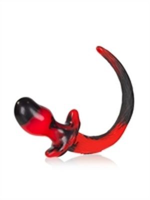 Oxballs BULLDOG Puppy Tail Black Red L