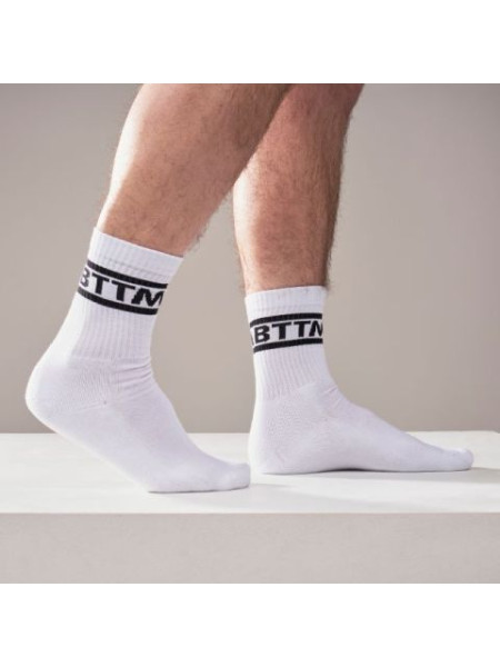 Mister B Crew Socks BOTTOM - 2-Pack White