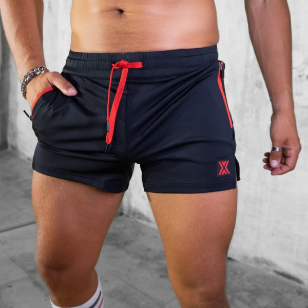BOXER - Fit & Horny Short - Black/Red