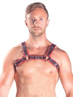 Chest Harness Black-Red