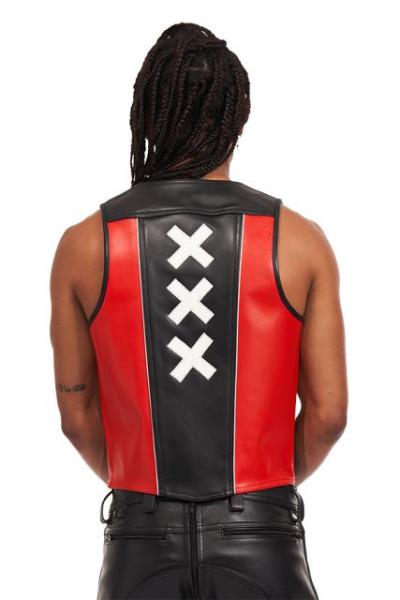 Mister B Leather Muscle Vest Amsterdam