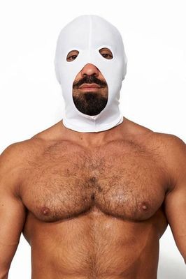 Mister B Lycra Hood Cocksucker Hood White